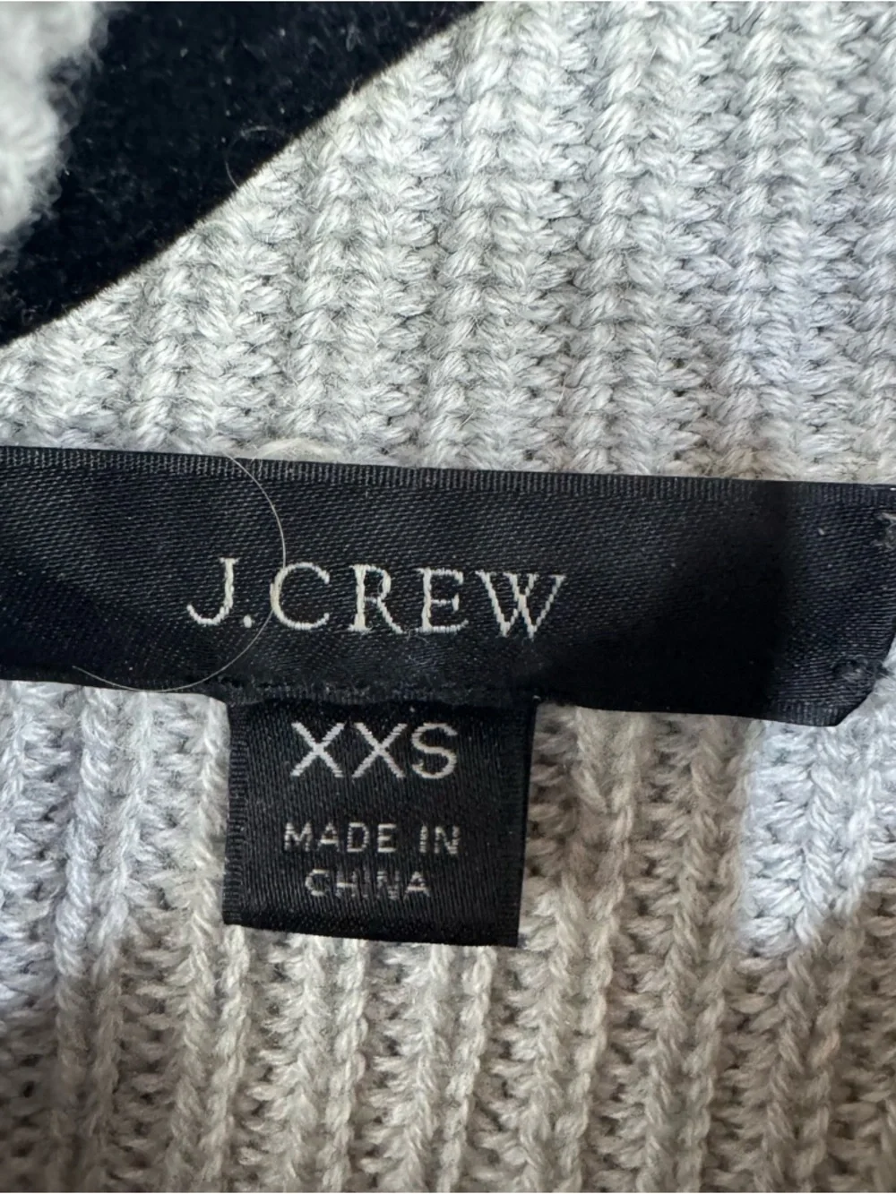 J.Crew Grey Gray Turtleneck Chunky Knit Sweater Winter Classic Everyday Basic
